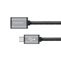USB-kabel - micro USB-kontakt 0,2 m Kruger&Matz