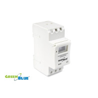 GB104 Tidsbrytare - digital timer på DIN-skena GreenBlue