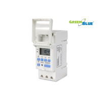 GB104 Tidsbrytare - digital timer på DIN-skena GreenBlue
