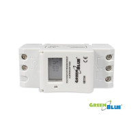 GB104 Tidsbrytare - digital timer på DIN-skena GreenBlue