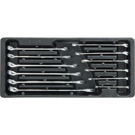 58714 Tacka nummer 14 - ringnycklar - platta, 12 delar, tom