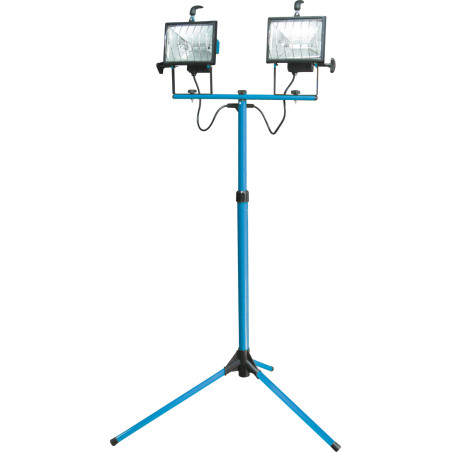66157 Dubbel halogenlampa på stativ 2x500 W Mega