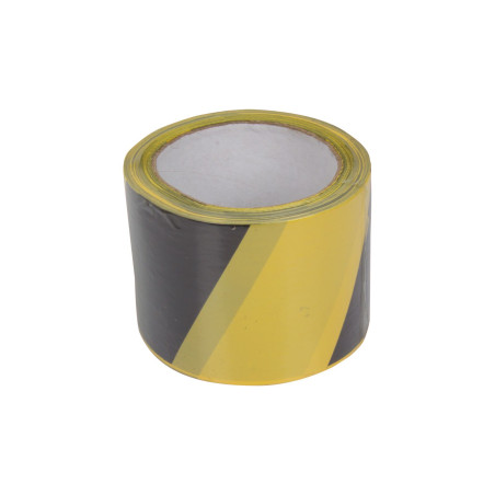 13167 Varningsband gult-svart, 120mm, 100m