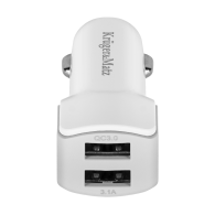 Bil laddare Kruger&Matz 2xUSB 3000 mA med Quick Charge 3.0 funktion.
