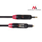 MCTV-642 Optisk Toslink-kabel T-T Jack-Jack 0,5 m polybag Maclean