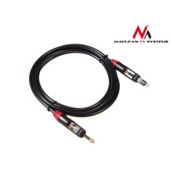 MCTV-642 Optisk Toslink-kabel T-T Jack-Jack 0,5 m polybag Maclean