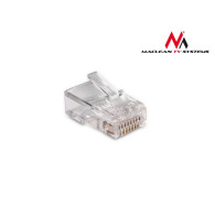 MCTV-663 RJ45-kontakt 8P8C 5e-kabel Maclean 100 stycken