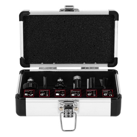 93121 Snickarfrässet 6 delar (TF1200, TF1500K), Proline