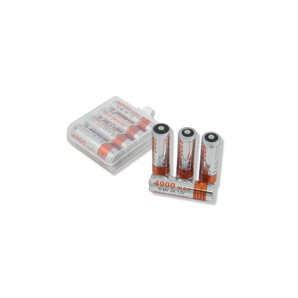 BC56A 4 x AA-batteri Star Power 4900mAh Ni-MH BC56A 4 x AA-batteri Star Power 4900mAh Ni-MH