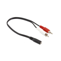 AK267 Adapter JACK 3,5 till 2 RCA