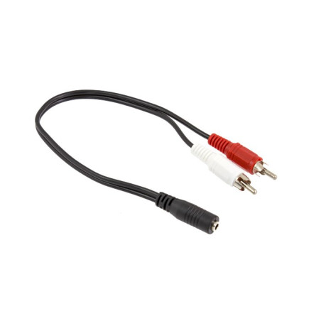 AK267 Adapter JACK 3,5 till 2 RCA