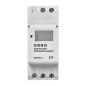 Elektronisk tidsprogrammerare, 16 program, 2 moduler, DIN TH-35mm