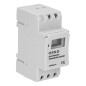 Elektronisk tidsprogrammerare, 16 program, 2 moduler, DIN TH-35mm