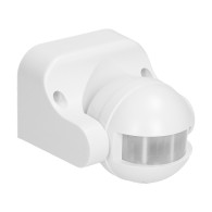 Rörelsesensor 180 grader, vertikal justering, IP44, 1200W, vit