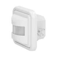Rörelsesensor, 2- och 3-ledare, 160 grader, IP20, 500W, för dosa.