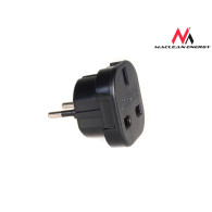 MCE72 Adapter UK-uttag till EU-kontakt svart