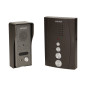 En enfamiljshemlarm med intercom, handsfree, svart ELUVIO INTERCOM.