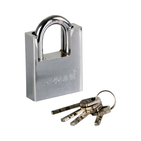 24940 Hänglås gjutjärn 40mm bygel härdat fräst nyckel, Proline