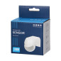 Rörelsesensor 180 grader IP44, 800W, mini, vit