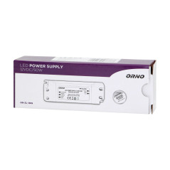 Strömförsörjning för LED-lampor 12VDC 50W, IP20