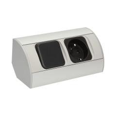 LED-möbelbelysningsset med strömbrytare och uttag 1x2P+Z