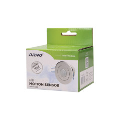 Rörelsesensor 360 grader IP20, 1200W, aluminium, för undertak, sensorposition justerbar.