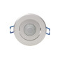 Rörelsesensor 360 grader IP20, 1200W, aluminium, för undertak, sensorposition justerbar.