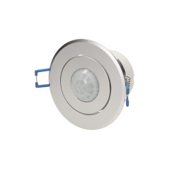 Rörelsesensor 360 grader IP20, 1200W, aluminium, för undertak, sensorposition justerbar.