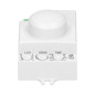 Mikrovågsrörelsesensor, mini, 360/180 grader. IP20, 1200W.