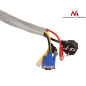 MCTV-675 S 41892 Kabelarrangör kabelmask 1,8m 85mm grå med kardborreband
