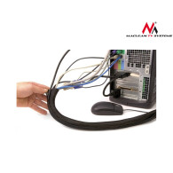 MCTV-675 S 41892 Organizator maskownica kabli 1.8m 85mm szara na rzep