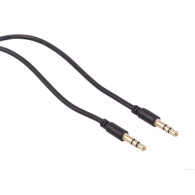MCTV-815 42198 Przewód jack 3.5mm wtyk-wtyk 1.5m czarny