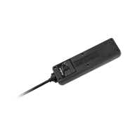Förlängningskabel svart Rebel med strömbrytare 3 uttag - 3m (1,5mm)