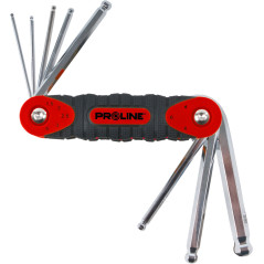 48378 Hexnyckelsats med kula CrV, 8 delar, 1.5-8mm, Proline