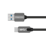 USB-kabel 3.0 - C-typskontakt 5 Gbps 1 m Kruger&Matz