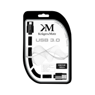 USB-kabel 3.0 - C-typskontakt 5 Gbps 1 m Kruger&Matz