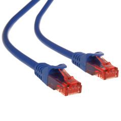 MCTV-303 N 47276 Patchkabel UTP cat6 med wtyk-wtyk 3m blå