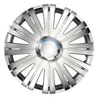 Navkapsel för bil i silver Active RC Silver 14 tum
