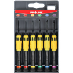 10225 Klockskruvmejslar Torx Ni-Cr-Mo set med 6 delar, Proline
