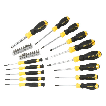 621410 Skruvmejselset 34 delar Stanley 62-141
