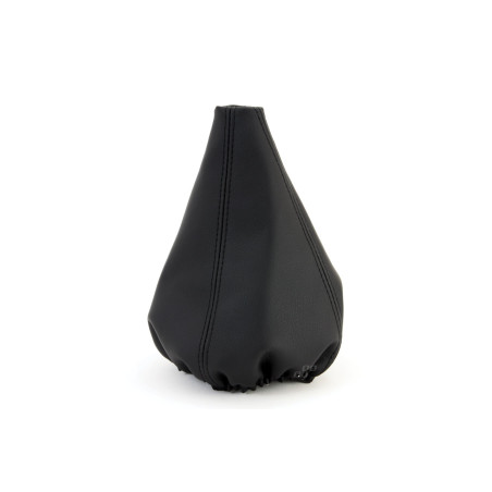 Växelspakshöljet i svart ekoskinn, amio-01760.