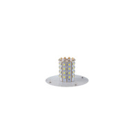 Varningsblixtljus med 80 LED-lampor, magnetfäste, R10, 12V 24V, W14M, AMIO-01503.