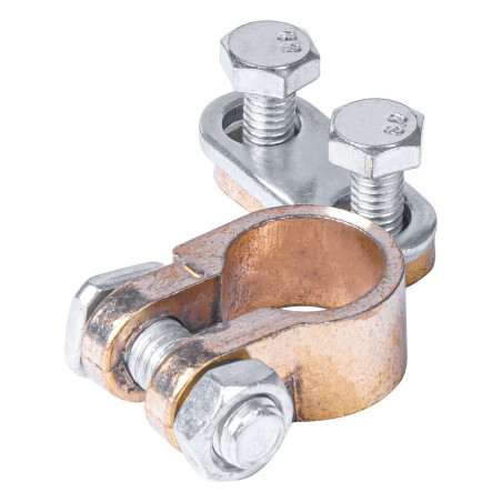 Batteriklämma i mässing 600 amp minus amio-01661