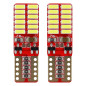 LED-lampor canbus 24smd 4014 t10e w5w vit 12v 24v amio-01287