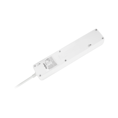 Förlängningssladd Rebel 3 uttag + 2 USB-uttag med strömbrytare - 1,5m