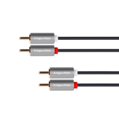 Kabel 2RCA-2RCA 1.8m Kruger&Matz Basic
Kabel 2RCA-2RCA 1,8m Kruger&Matz Basic | HandlaSmidigt.se