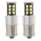 LED-lampor canbus 2835 15smd 1156 ba15s p21w r10w r5w vit 12v 24v amio-01293