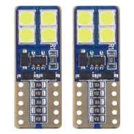 LED-lampor canbus 8smd 2835 t10e w5w vit 12v 24v amio-01635