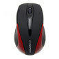 EM101R Trådlös 2,4 GHz 3D optisk mus USB Antares röd