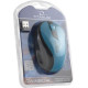 TM114T Mysz bezprzewodowa 2.4GHz 3D optyczna USB Rainbow turkusowa